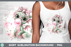 GorgeousAnimals Pink Bubble Gum Shirt design.