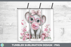 GorgeousAnimals Pink Bubble Gum Tumbler design.