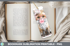 GorgeousAnimals Pink Bubble Gum Bookmark design.