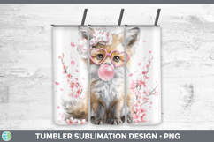 GorgeousAnimals Pink Bubble Gum Tumbler design.