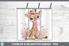 GorgeousAnimals Pink Bubble Gum Tumbler design.
