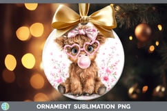 GorgeousAnimals Pink Bubble Gum Ornament design.
