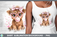 GorgeousAnimals Pink Bubble Gum Shirt design.