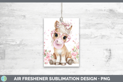 GorgeousAnimals Pink Bubble Gum Air Freshener design.