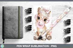 GorgeousAnimals Pink Bubble Gum Pen Wrap design.