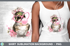 GorgeousAnimals Pink Bubble Gum Shirt design.