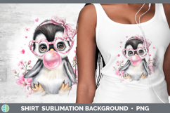 GorgeousAnimals Pink Bubble Gum Shirt design.