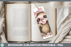 GorgeousAnimals Pink Bubble Gum Bookmark design.