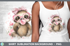 GorgeousAnimals Pink Bubble Gum Shirt design.