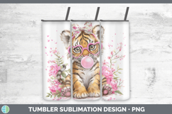 GorgeousAnimals Pink Bubble Gum Tumbler design.