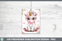 GorgeousAnimals Pink Bubble Gum Air Freshener design.