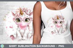 GorgeousAnimals Pink Bubble Gum Shirt design.