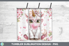 GorgeousAnimals Pink Bubble Gum Tumbler design.