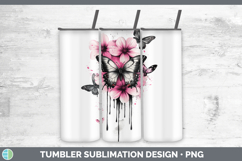 GorgeousAnimals Pink Drips Tumbler design.