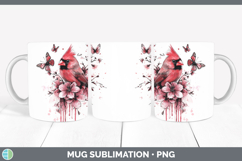 GorgeousAnimals Pink Drips Mug Wrap design.