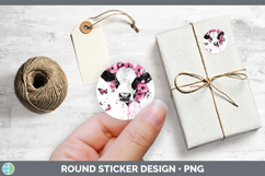 GorgeousAnimals Pink Drips Stickers design.