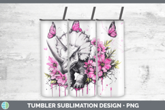 GorgeousAnimals Pink Drips Tumbler design.