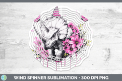 GorgeousAnimals Pink Drips Wind Spinner design.
