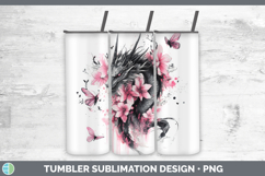 GorgeousAnimals Pink Drips Tumbler design.