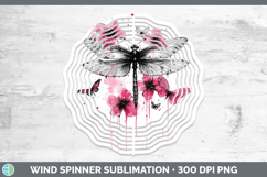 GorgeousAnimals Pink Drips Wind Spinner design.