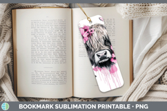 GorgeousAnimals Pink Drips Bookmark design.
