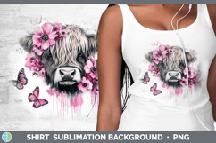 GorgeousAnimals Pink Drips Shirt design.