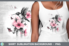 GorgeousAnimals Pink Drips Shirt design.