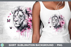 GorgeousAnimals Pink Drips Shirt design.