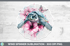 GorgeousAnimals Pink Drips Wind Spinner design.