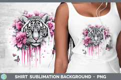 GorgeousAnimals Pink Drips Shirt design.