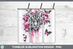GorgeousAnimals Pink Drips Tumbler design.