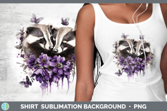 GorgeousAnimals Purple Drips Shirt design.