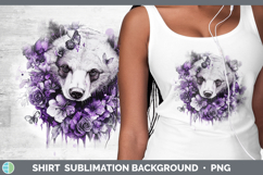 GorgeousAnimals Purple Drips Shirt design.