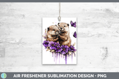 GorgeousAnimals Purple Drips Air Freshener design.
