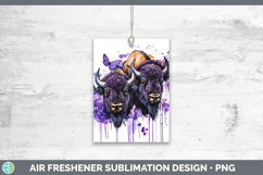 GorgeousAnimals Purple Drips Air Freshener design.