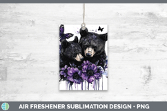 GorgeousAnimals Purple Drips Air Freshener design.