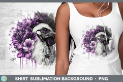 GorgeousAnimals Purple Drips Shirt design.