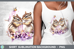 GorgeousAnimals Purple Drips Shirt design.
