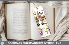 GorgeousAnimals Purple Drips Bookmark design.