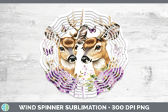 GorgeousAnimals Purple Drips Wind Spinner design.