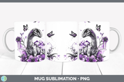 GorgeousAnimals Purple Drips Mug Wrap design.