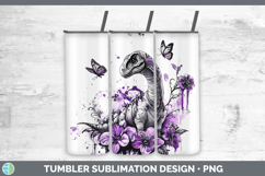 GorgeousAnimals Purple Drips Tumbler design.