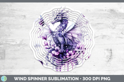 GorgeousAnimals Purple Drips Wind Spinner design.