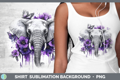 GorgeousAnimals Purple Drips Shirt design.