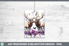 GorgeousAnimals Purple Drips Air Freshener design.