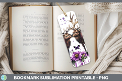 GorgeousAnimals Purple Drips Bookmark design.
