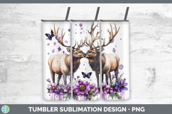 GorgeousAnimals Purple Drips Tumbler design.