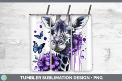 GorgeousAnimals Purple Drips Tumbler design.