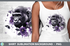 GorgeousAnimals Purple Drips Shirt design.