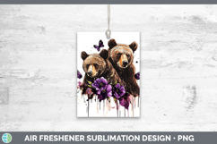 GorgeousAnimals Purple Drips Air Freshener design.